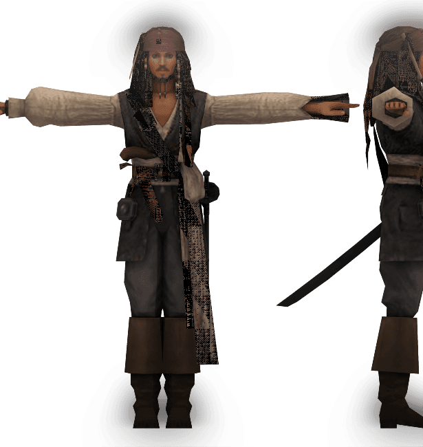 Jack Sparrow 3d model