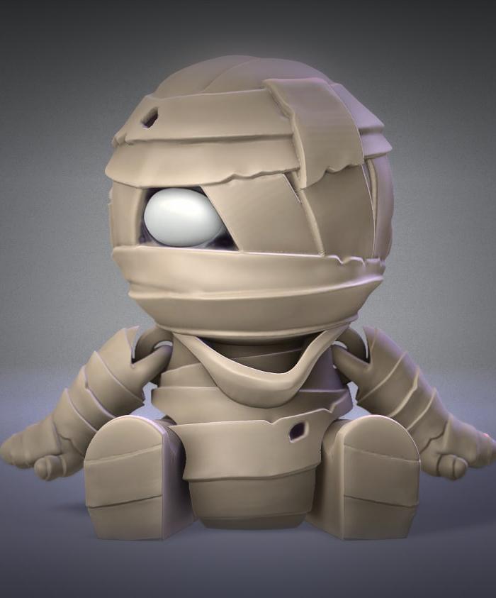 Baby Mummy 3d model