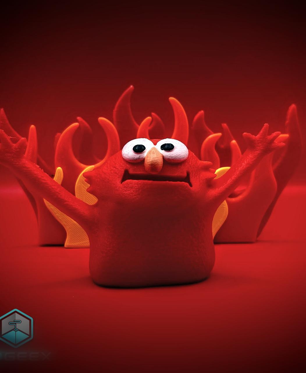 Elmo Rise - Smartphone / Tablet / Napkin Holder 3d model