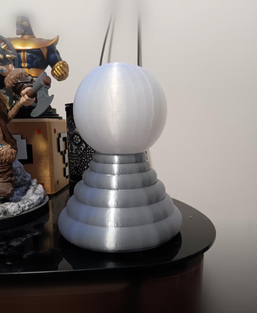 Tesla Coil Lamp -  Desk Lamp - designed by Timmy Tombstone 3d model