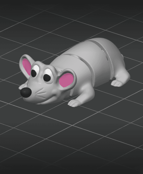 Flexi Rat (No Supports) 3d model