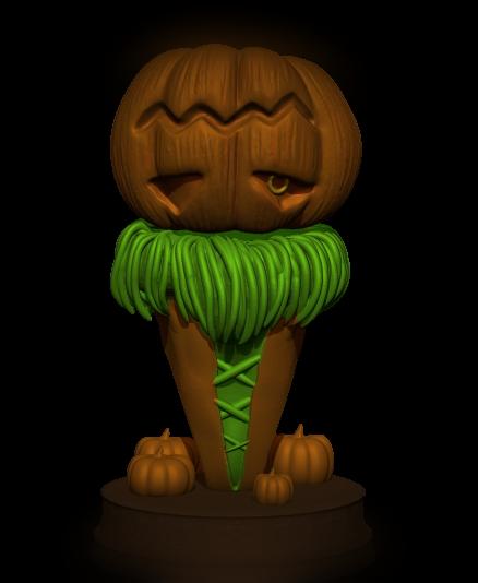 Pumpkin Rapper bust 3d model