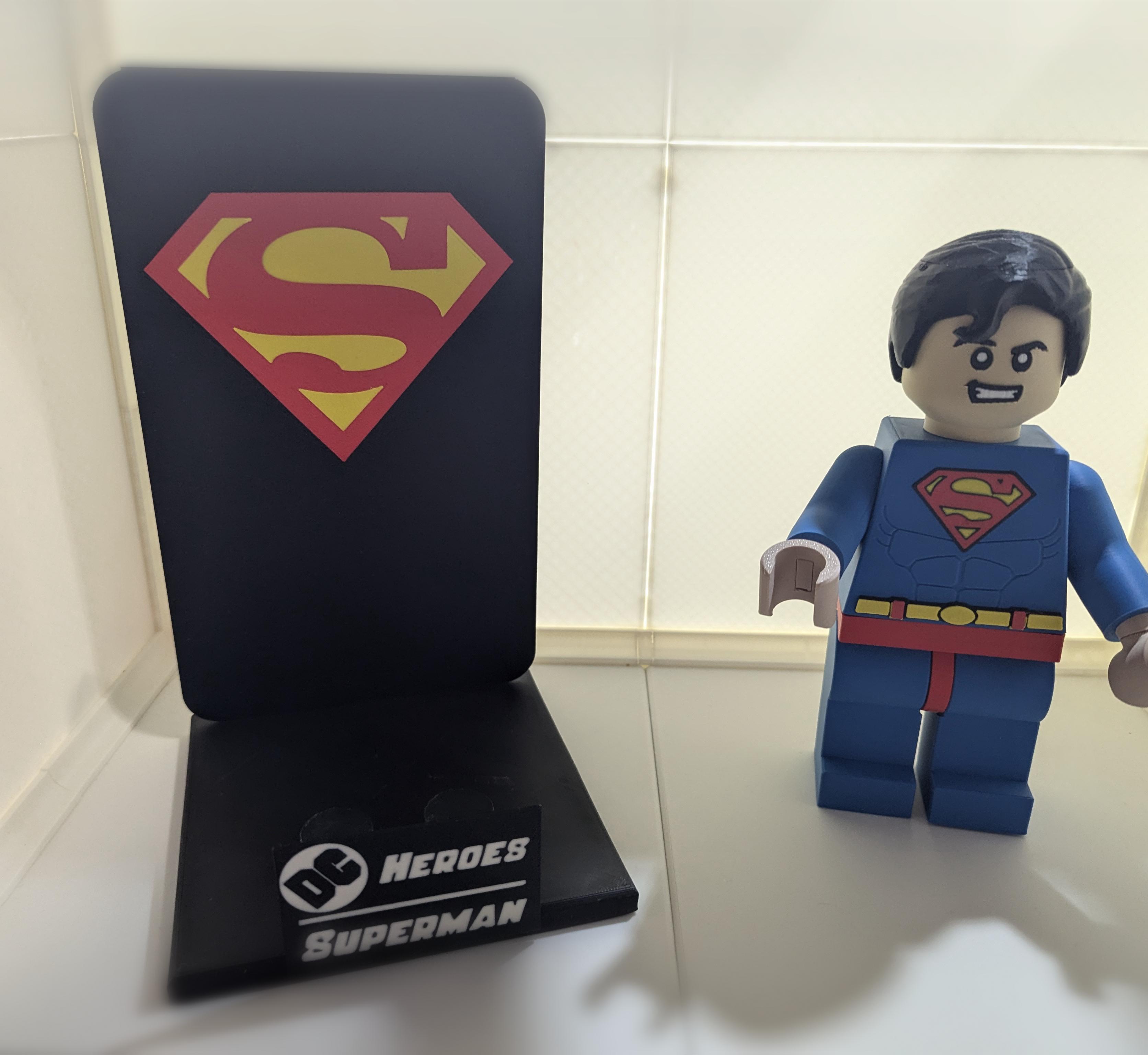 Superman Multicolor Nameplate Set 3d model