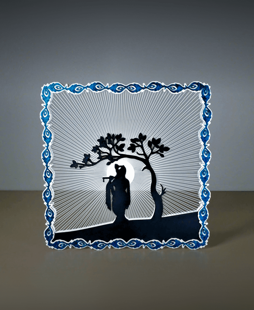 Krishna String Art 3d model