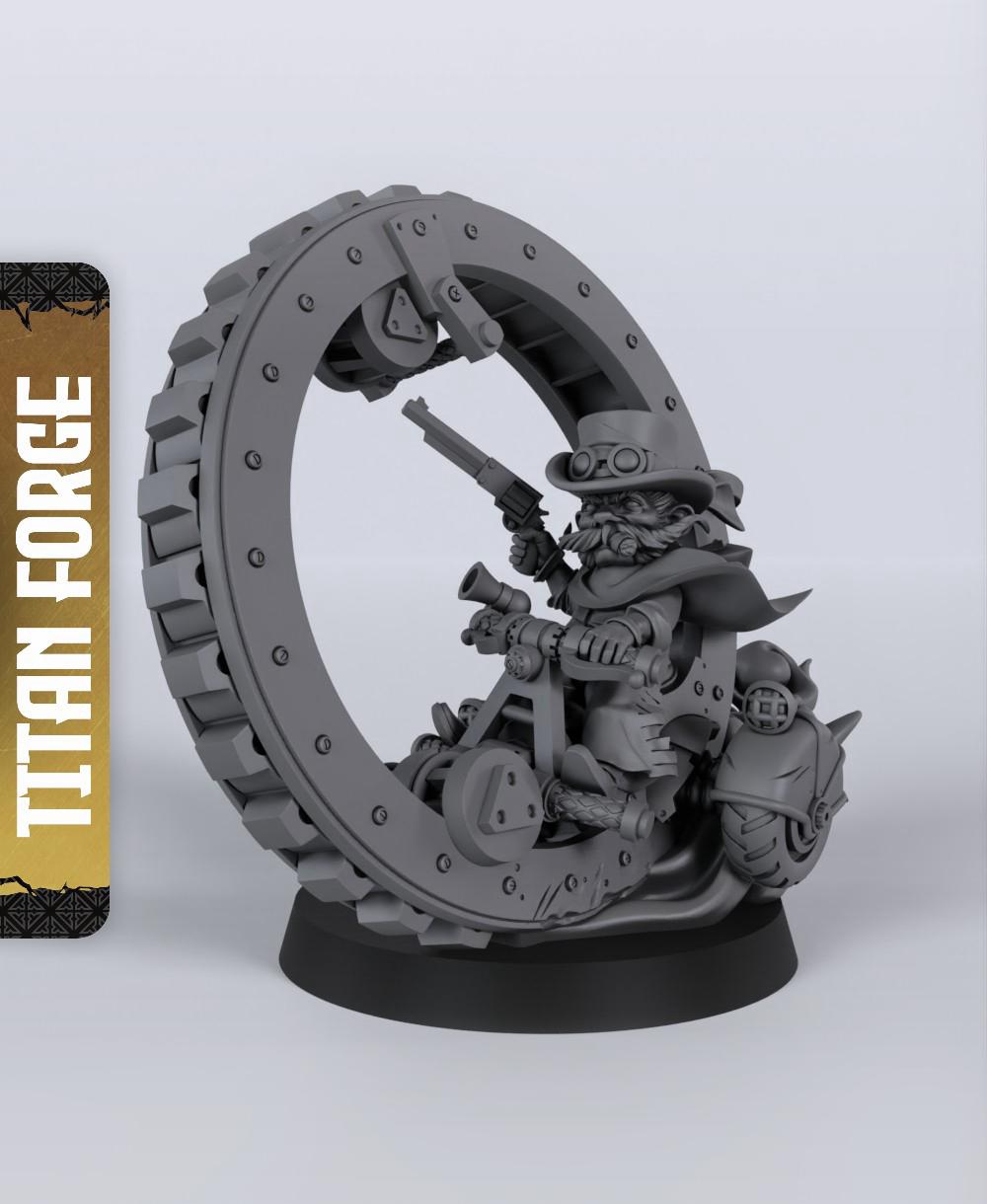 Gnome Rider - With Free Dragon Warhammer - 5e DnD Inspired for RPG and Wargamers 3d model
