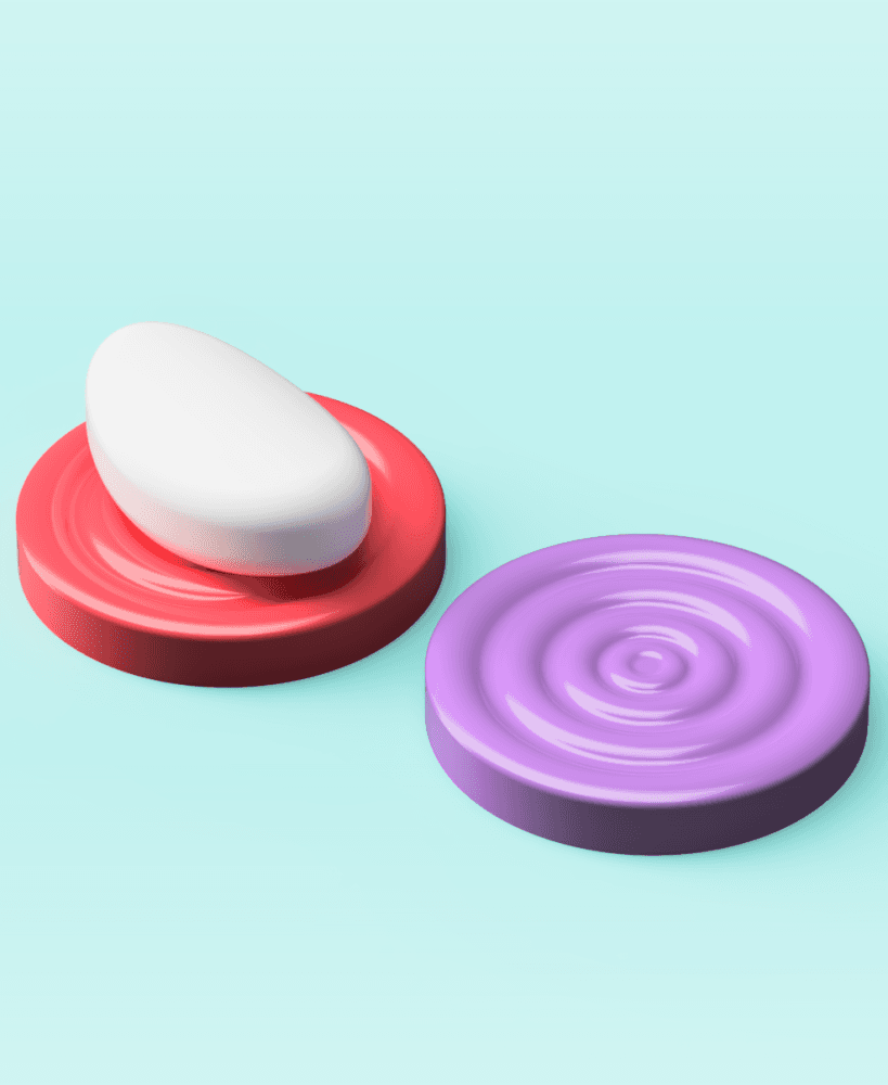 Water Ripple Soap Dish 3d model