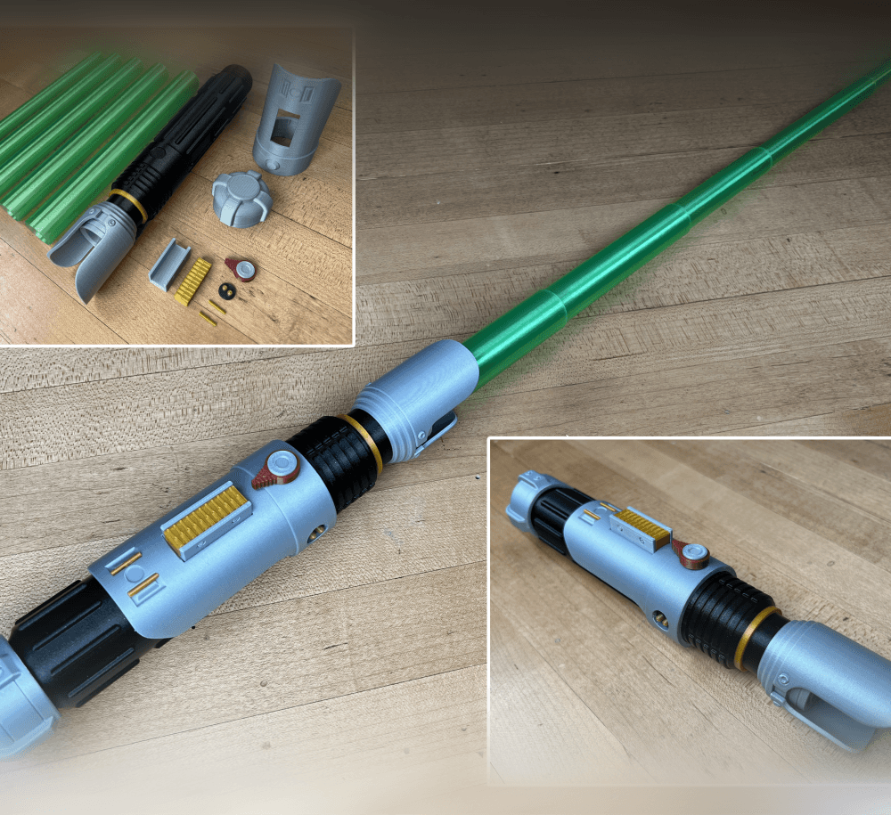 Sabine Wren’s Collapsing Lightsaber 3d model