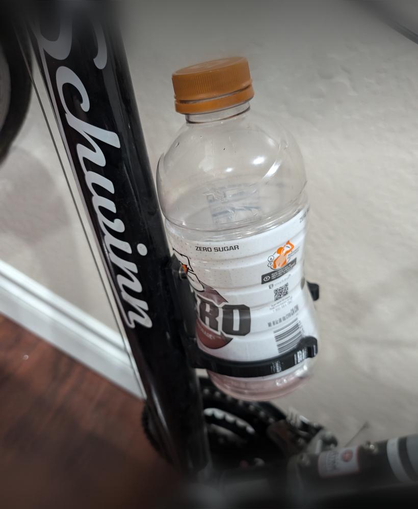 Parametric Water Bottle Holder for Bike (Gatorade Zero) 3d model