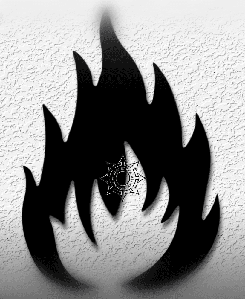 flames wall art flame wall decor halloween fire 3d model