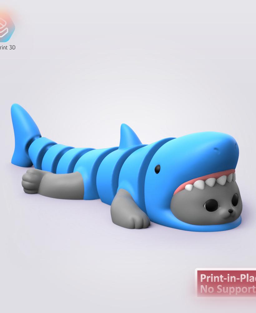 Flexi Cat Shark 3d model