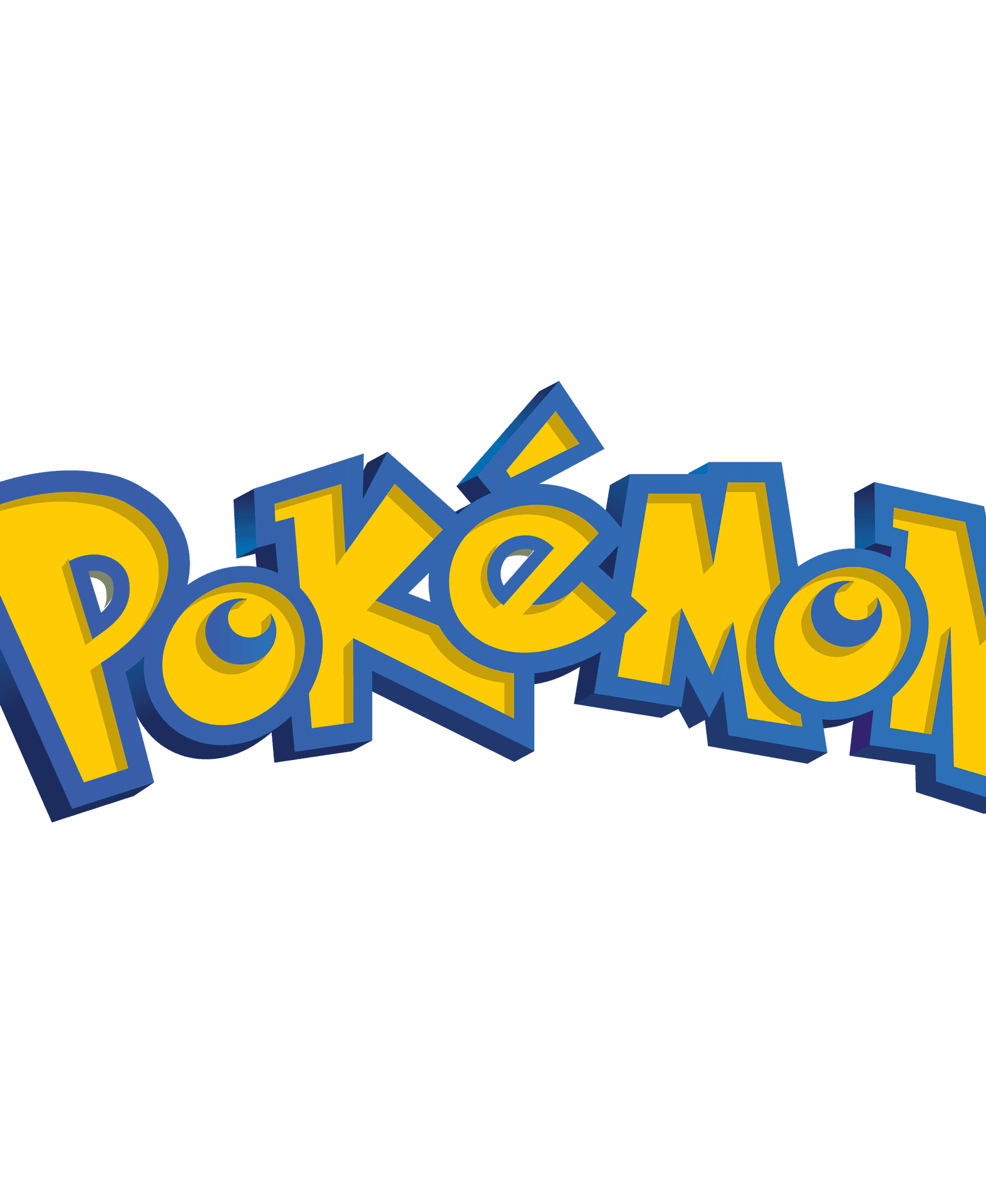 Pokémon Logo 3d model