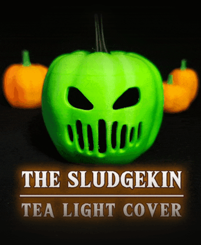 The Sludgekin Decorative Tea Light Cover for Halloween [2024] 3d model