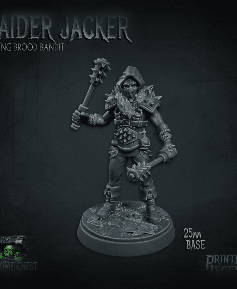 Marauder 03 (25mm Base) 3d model