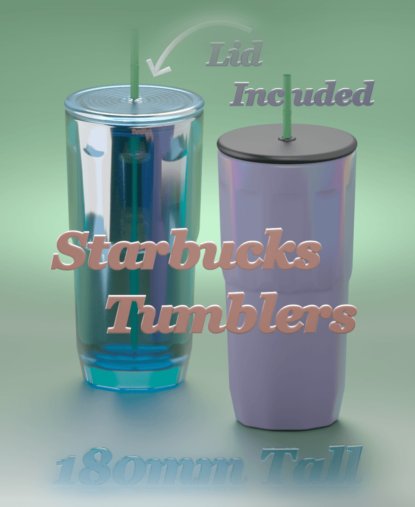 v2 Starbucks Tumbler  3d model