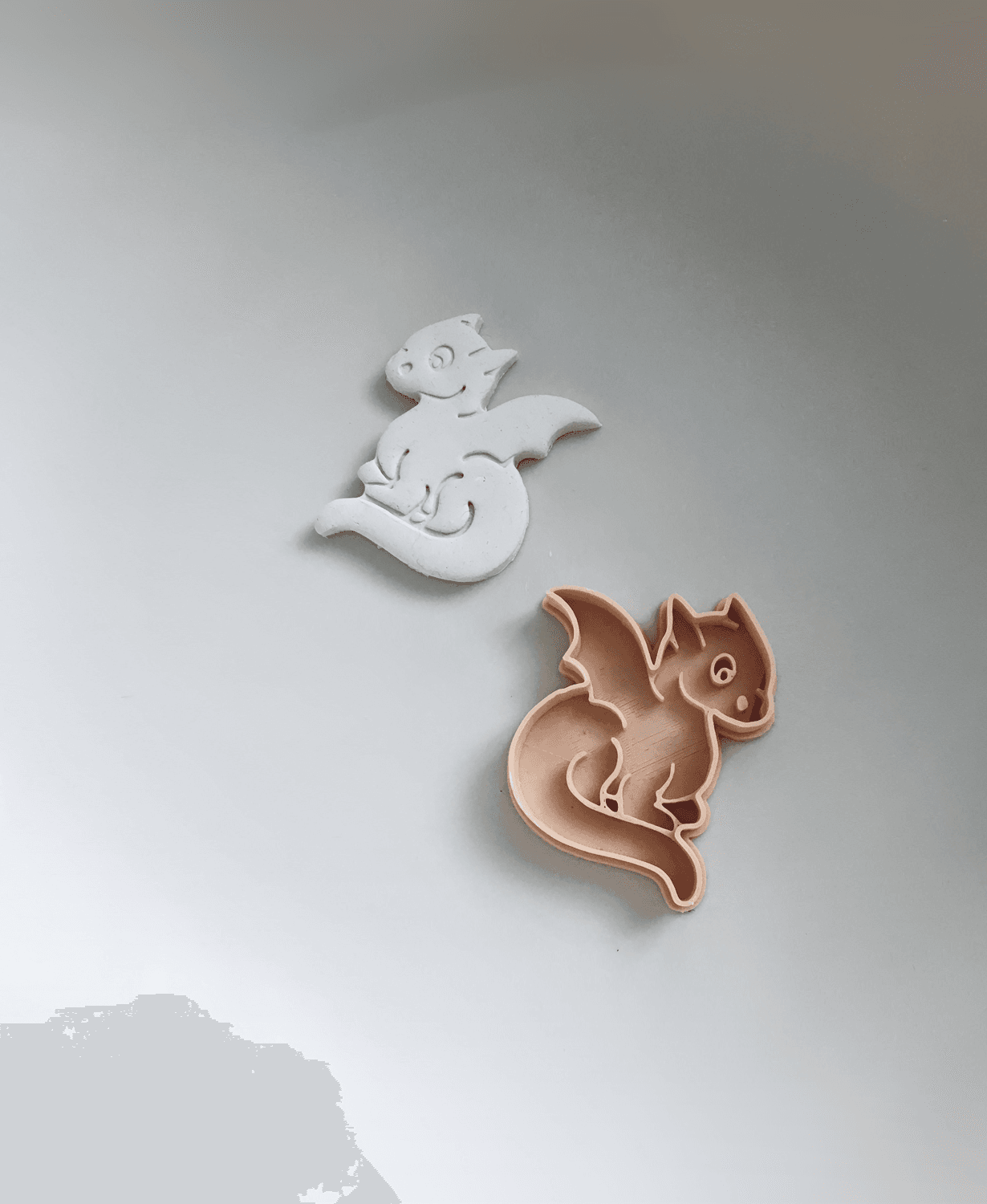 Baby Dragon Model Cookie Cutter 3d model