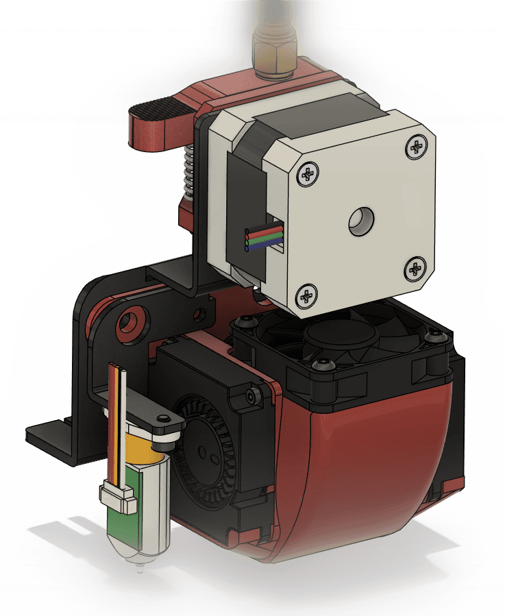 hotend direct drive ender 3 3d model