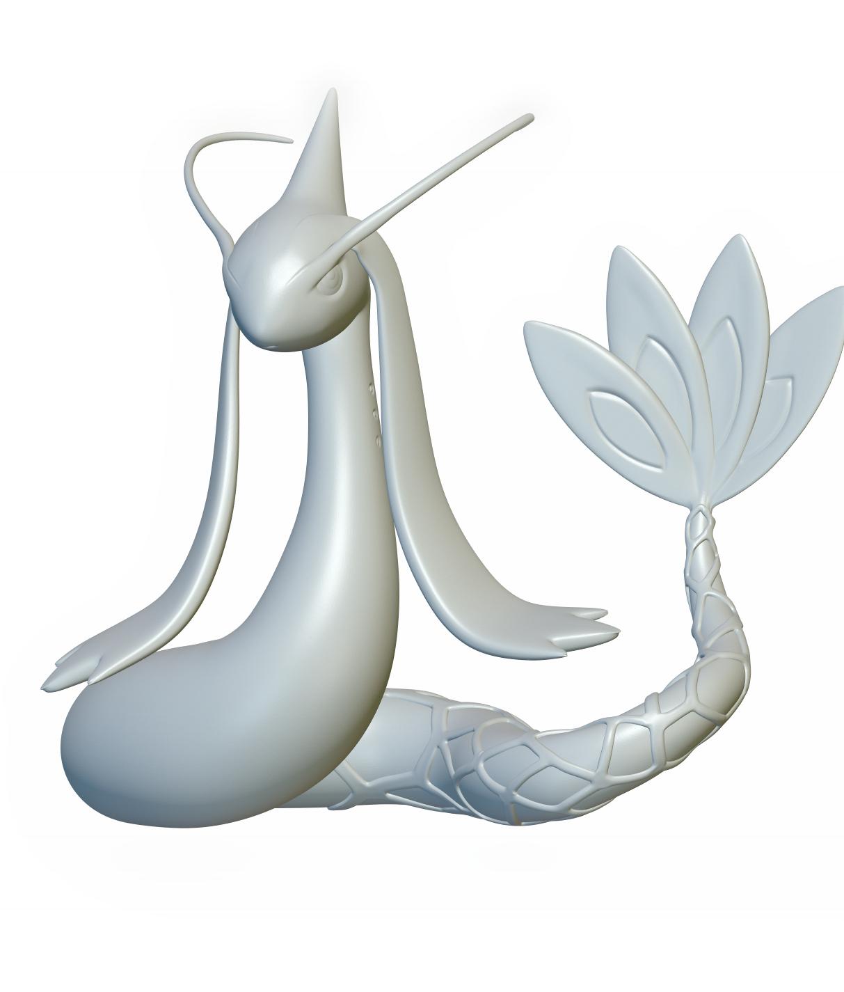Pokemon Milotic #350 - Optimized for 3D Printing 3d model
