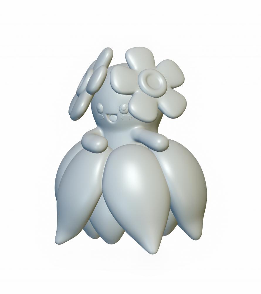 Pokemon Bellossom #182 - Optimized for 3D Printing 3d model