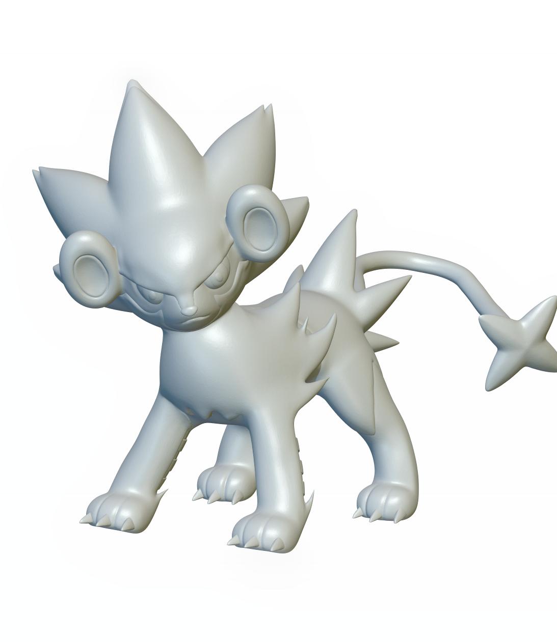 Pokemon Luxray #405 - Optimized for 3D Printing 3d model