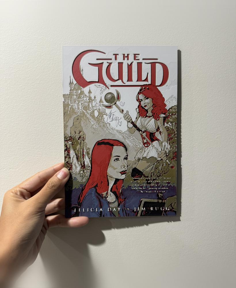 The Guild Comic Cover - HueForge Print 3d model