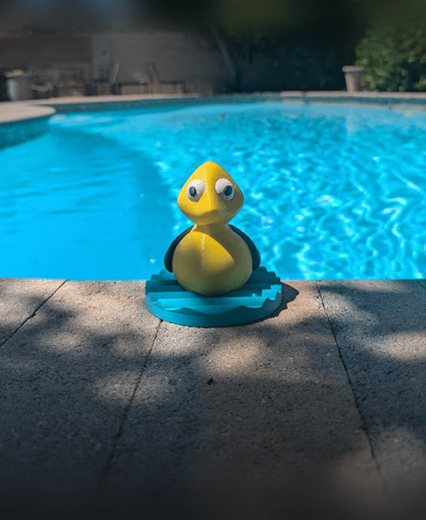 Ducky Ridin Waves 3d model