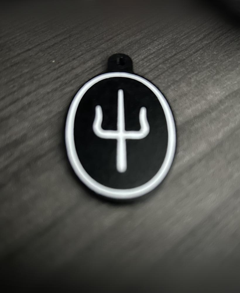 Twenty One Pilots Trident Logo Keychain (2021) 3d model