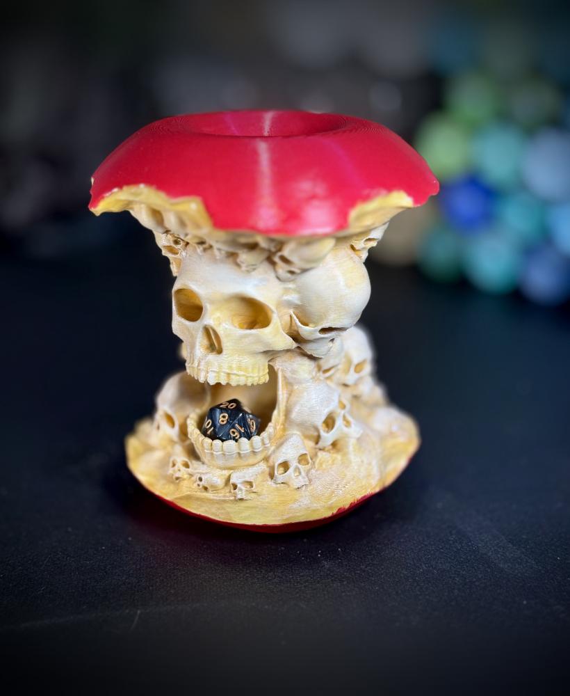 The forbidden fruit dice tower.stl 3d model