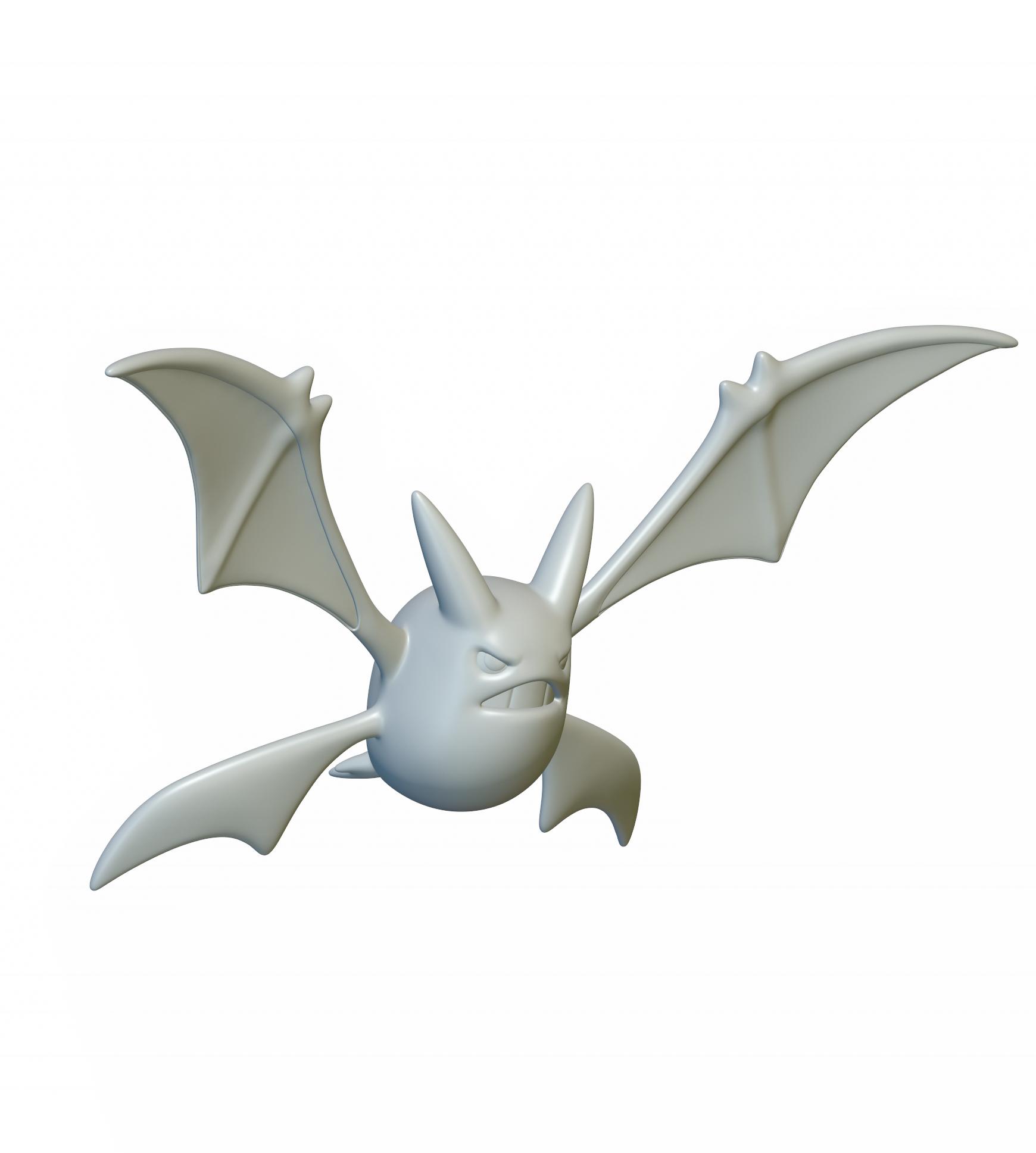 Pokemon Crobat #169 - Optimized for 3D Printing  3d model