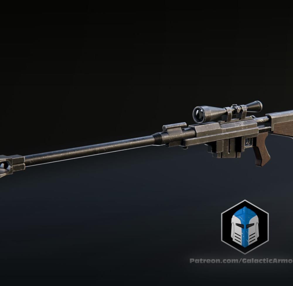 Fallout Anti-Materiel Rifle - 3D Print Files 3d model