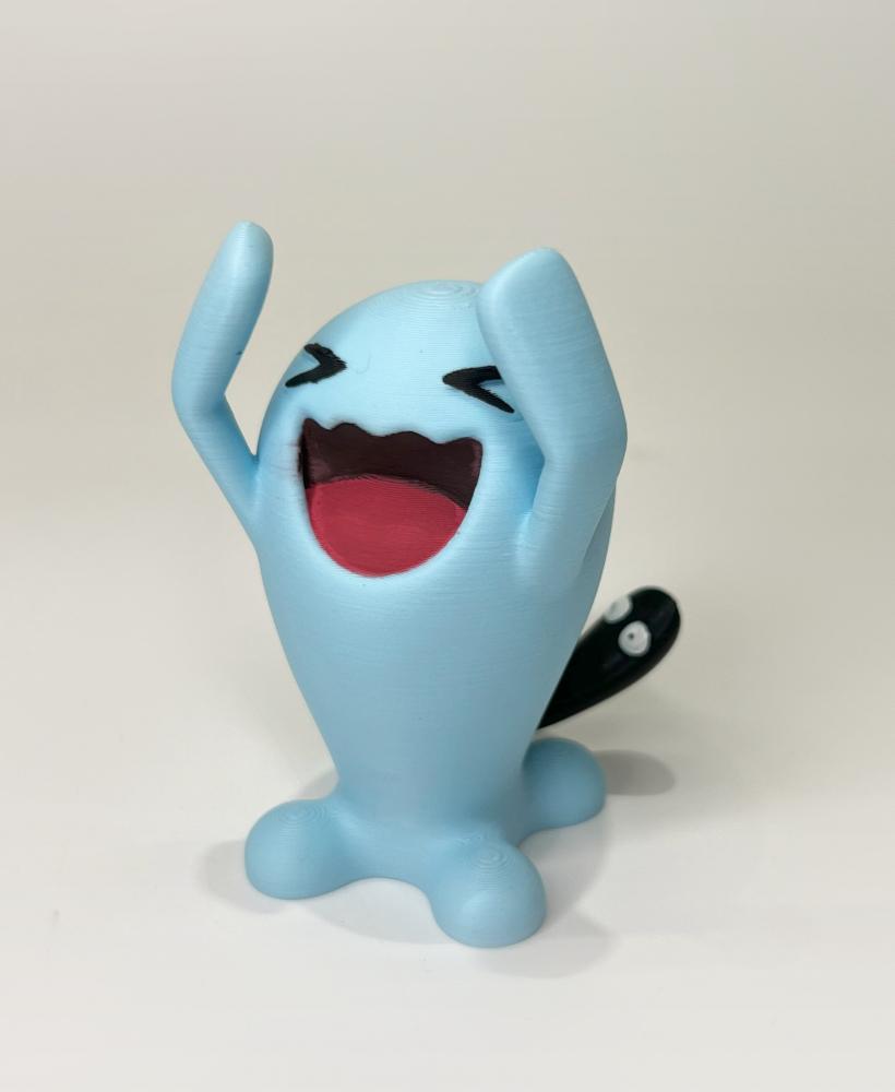 Wobbuffet (Easy Print No Supports) 3d model