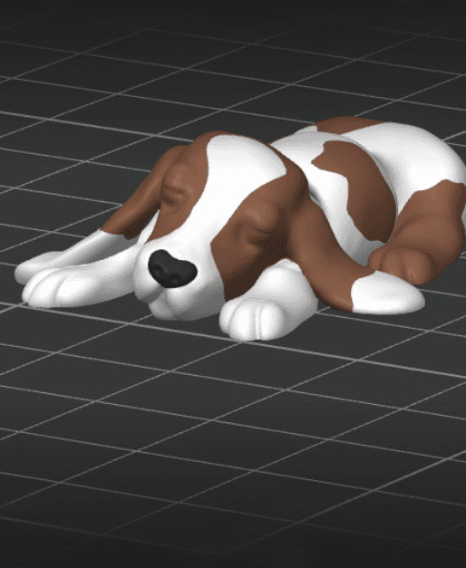 Flexi Basset Hound (No Supports) 3d model