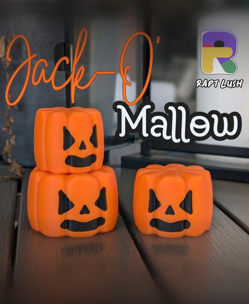 Jack-O' Mallow - Marshmallow Jack-o'-lantern 3d model