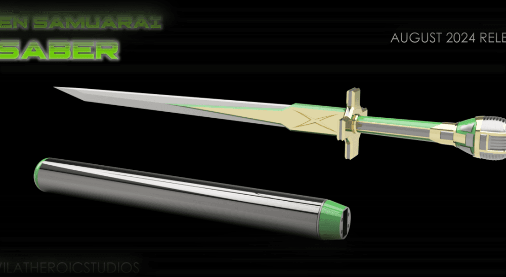 Green Samurai Saber 3d model