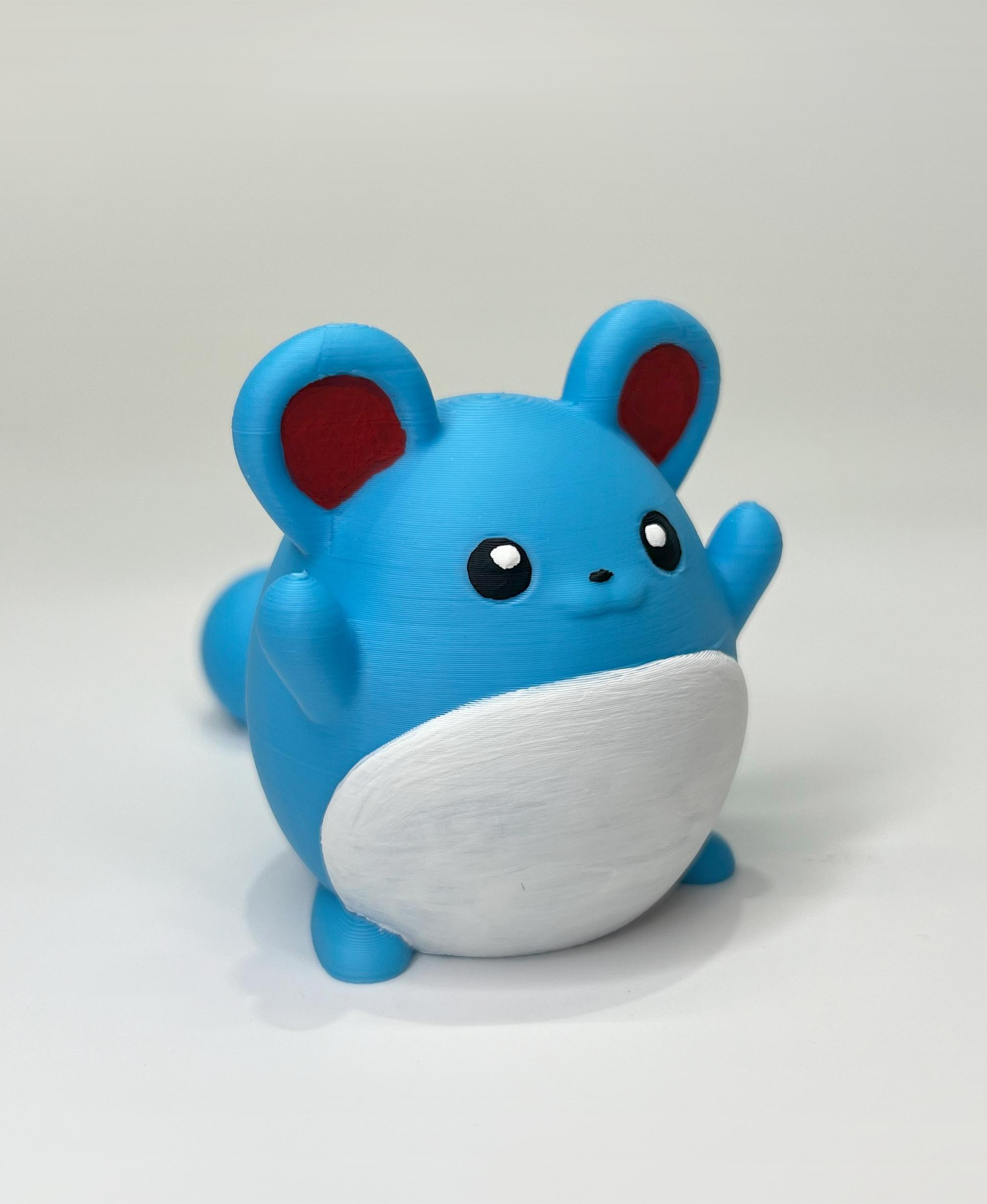 Marill (Easy Print No Supports) 3d model