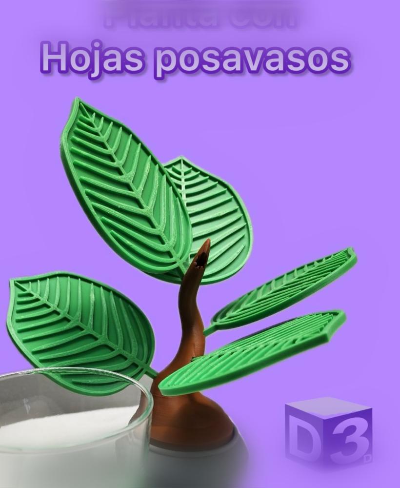 Planta Posavasos 3d model