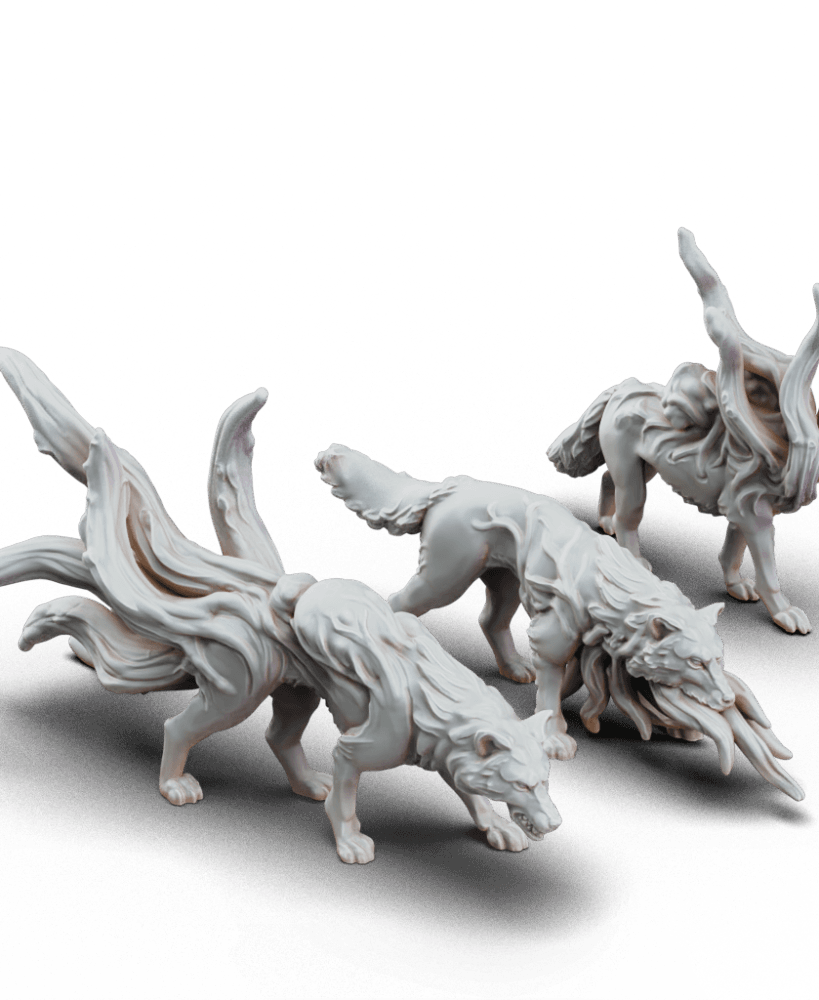 Corrupted Wolves 3d model