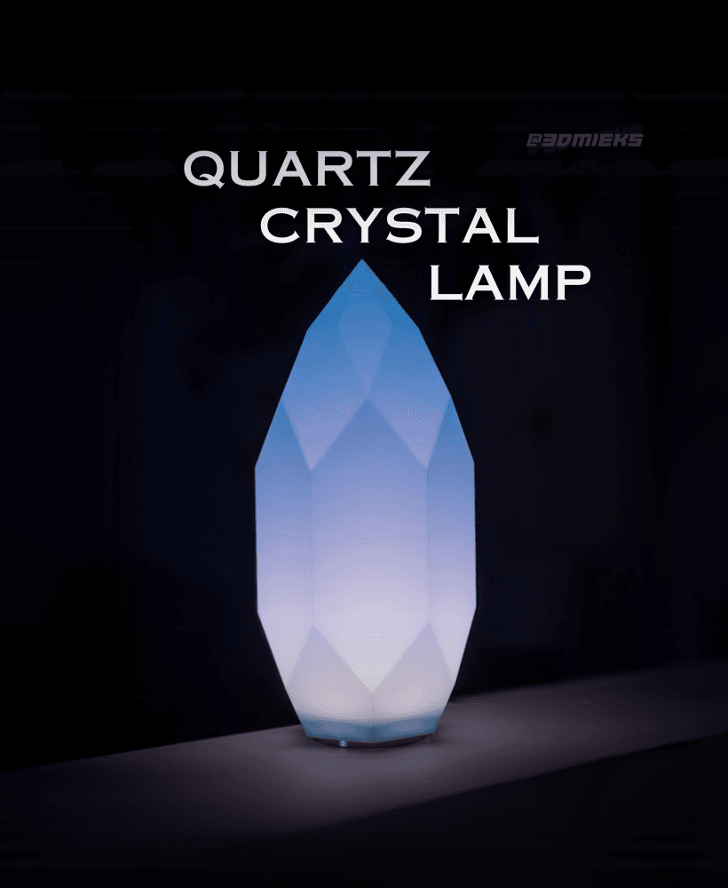 Quartz Crystal Lamp by 3D Mieks 3d model