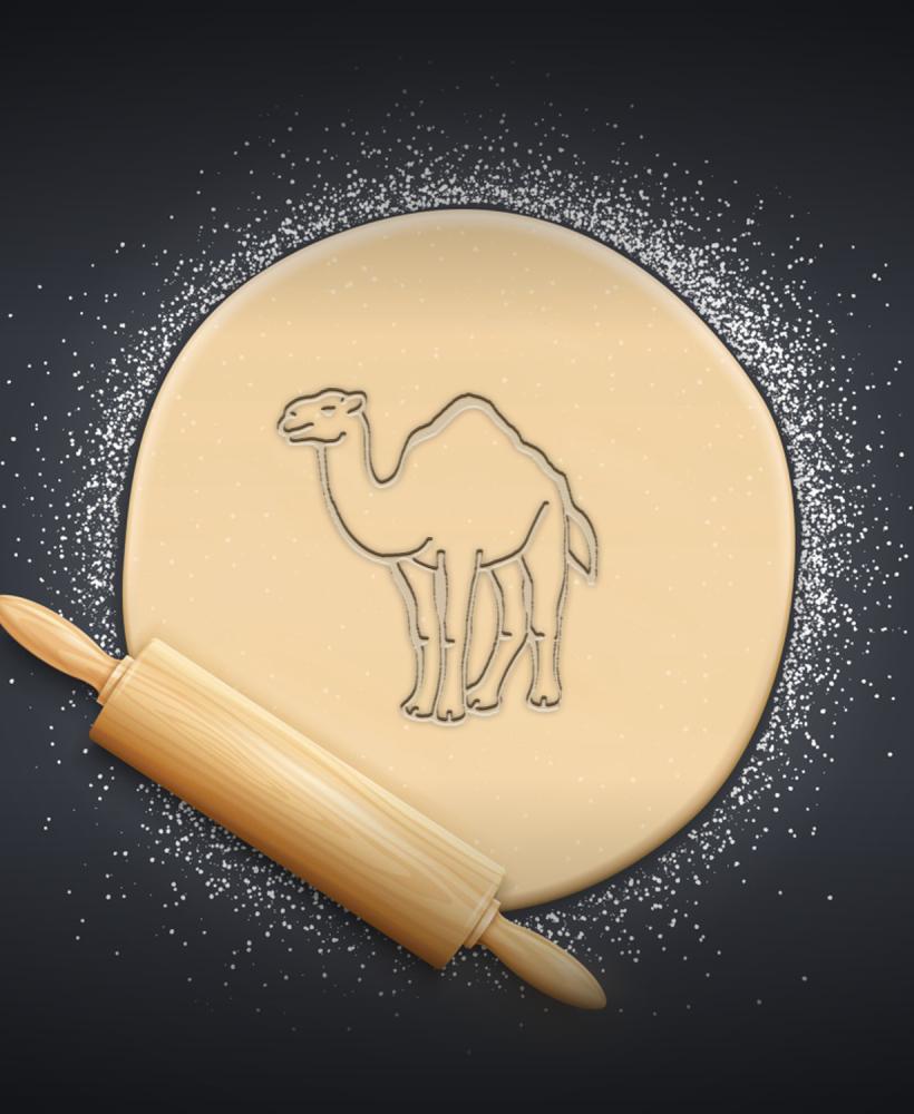 Camel Cookie Cutter, Biscuit Cutter 3d model