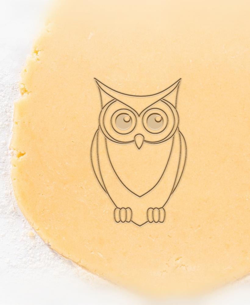 Owl Cookie Cutter, Biscuit Cutter 3d model