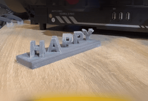 Happy Angry text flip and desktop mood 3d model