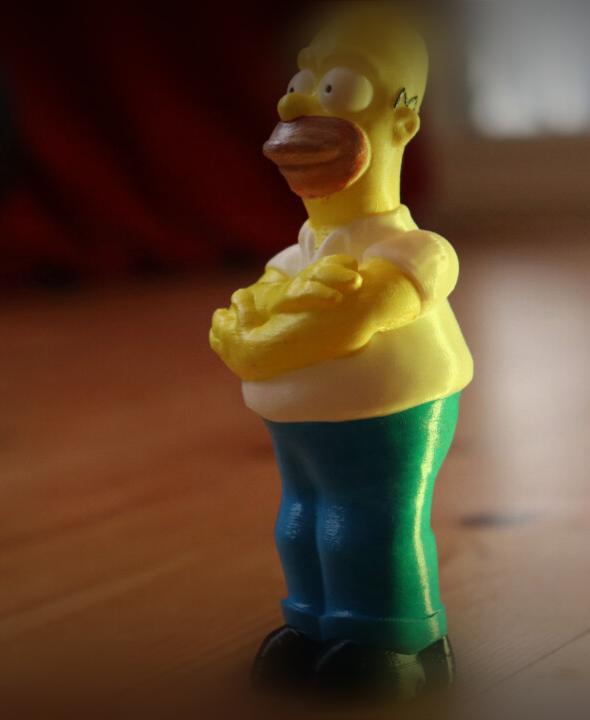 Homer Simpson 3d model