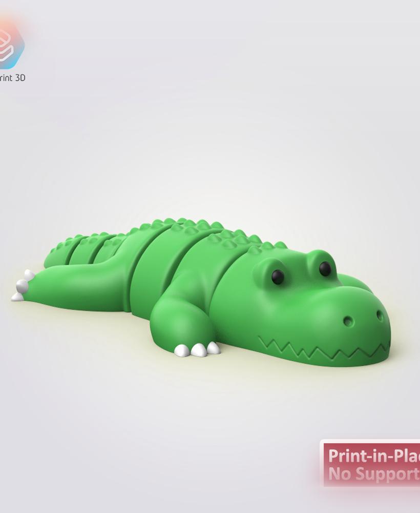 Flexi Crocodile 3d model