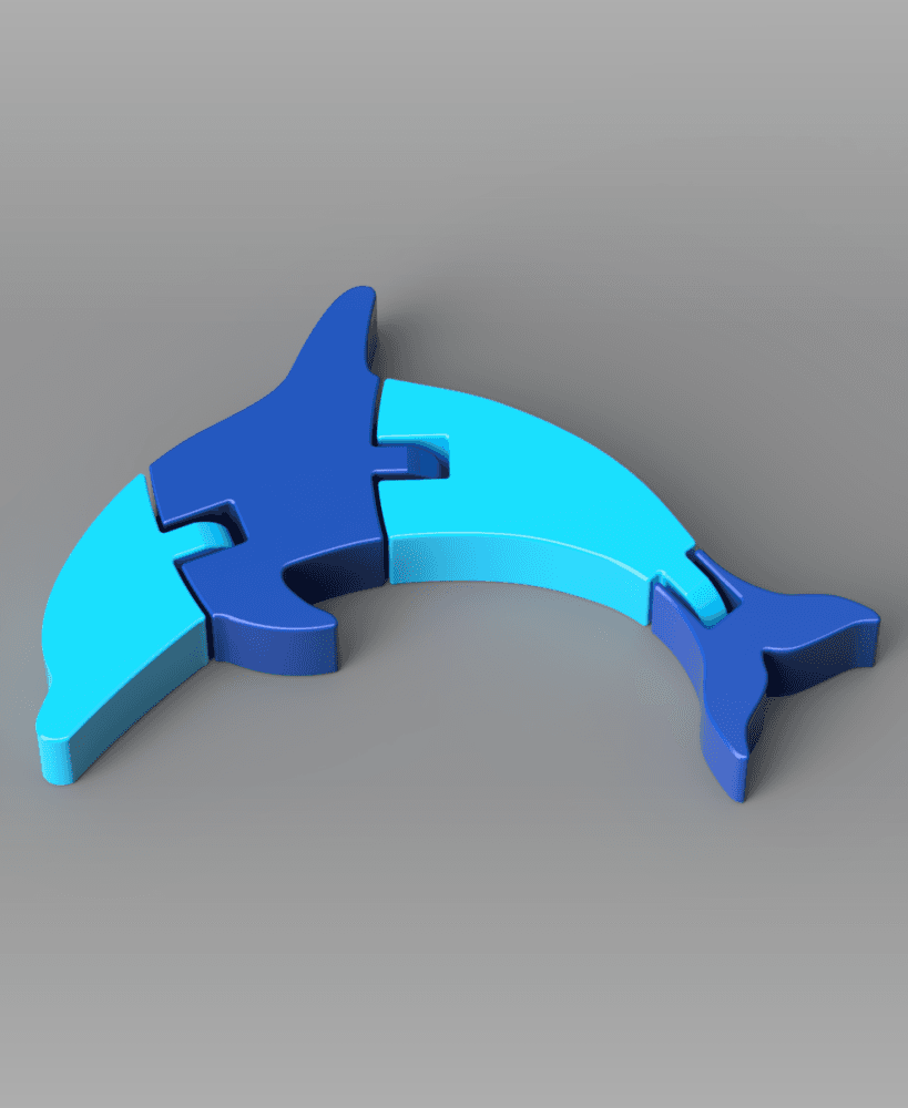 Articulated Dolphin 3d model