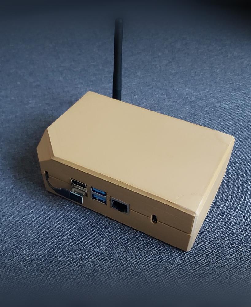 Home assistant raspberry pi case 3d model