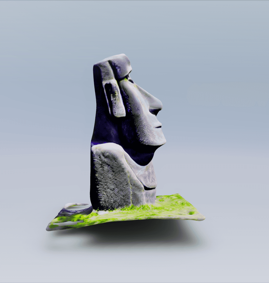 Moai Statue 3d model