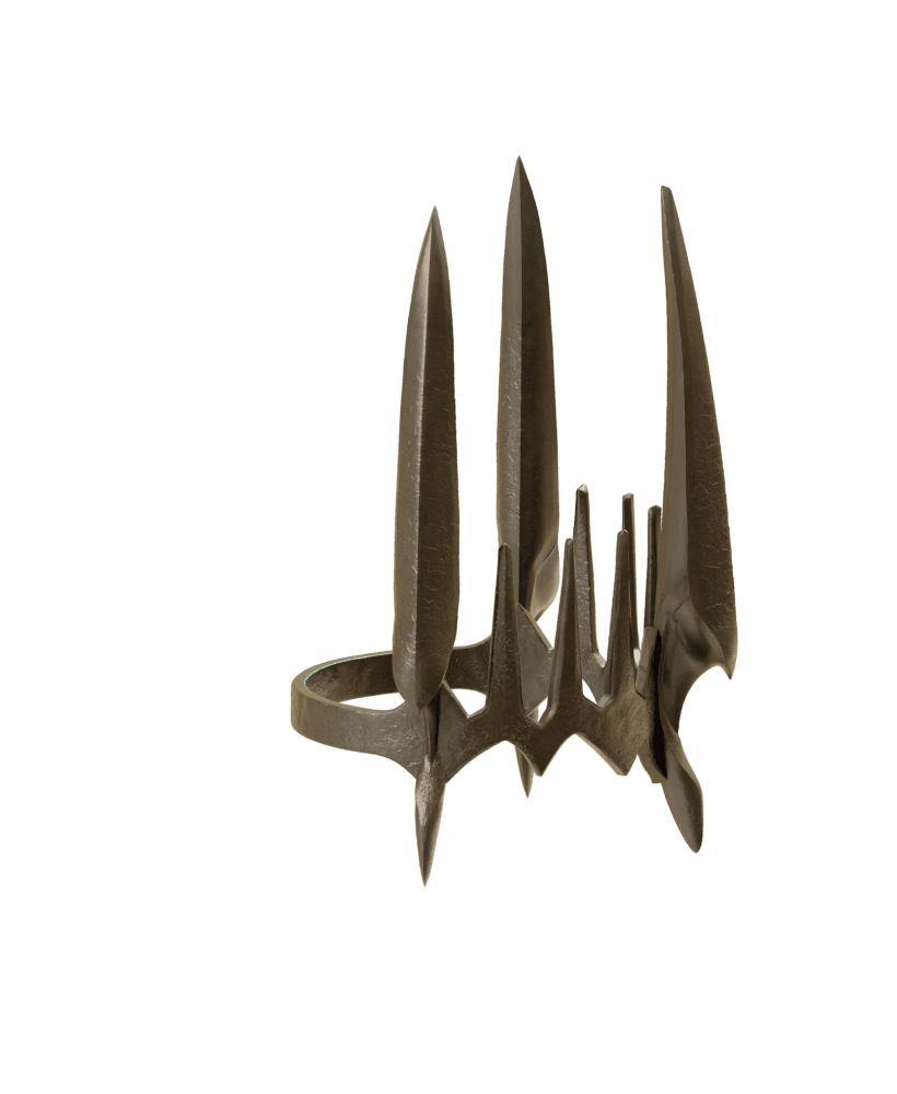 Sauron Crown Rings of Power 3d model