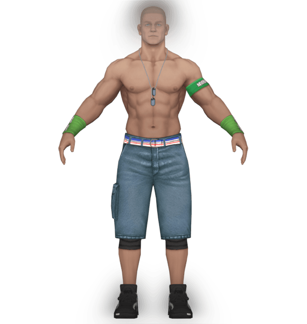 John Cena 3d model