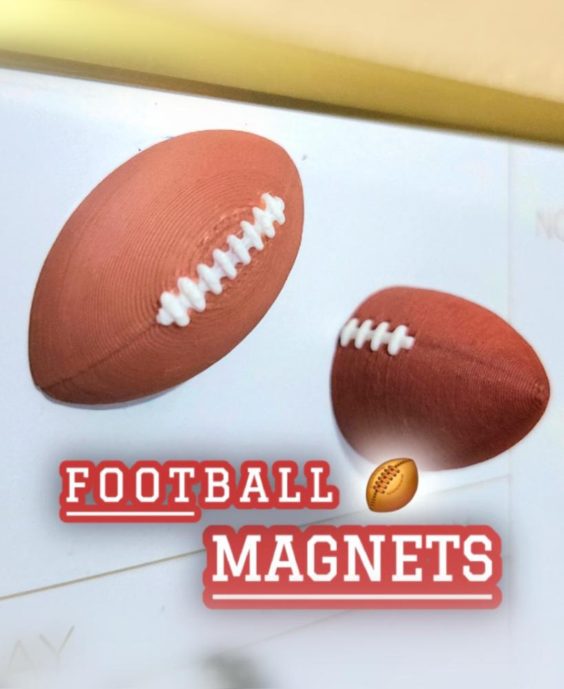 Mini Football-Themed Decorative Magnet Set 3d model