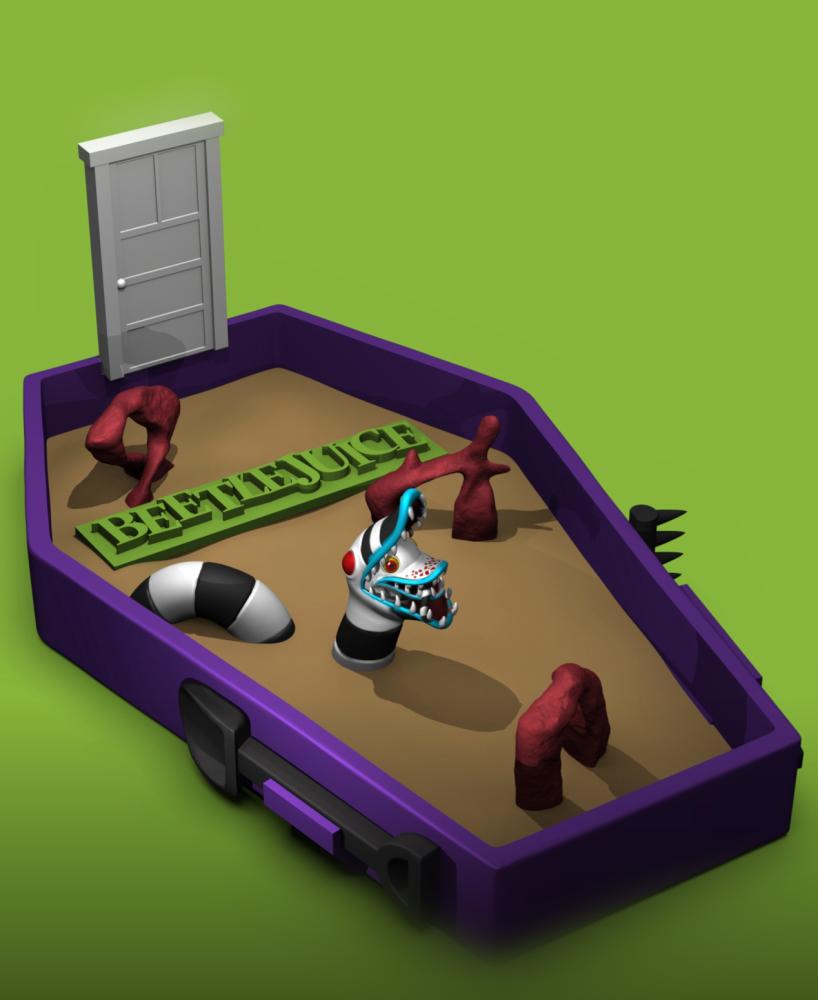 Beetlejuice "Zen" Garden 3d model