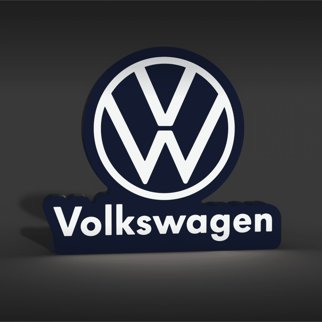 Volkswagen Lightbox LED Lamp 3d model